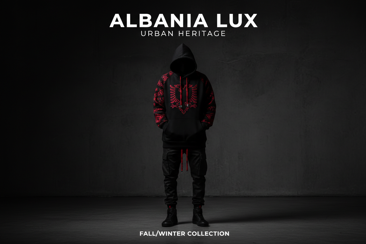 Albanische Motive – DTG & Stickerei