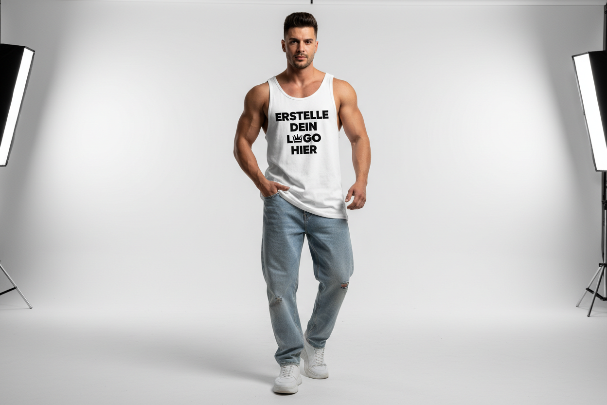 Herren Tanktops – Eigenes Design (DTG)