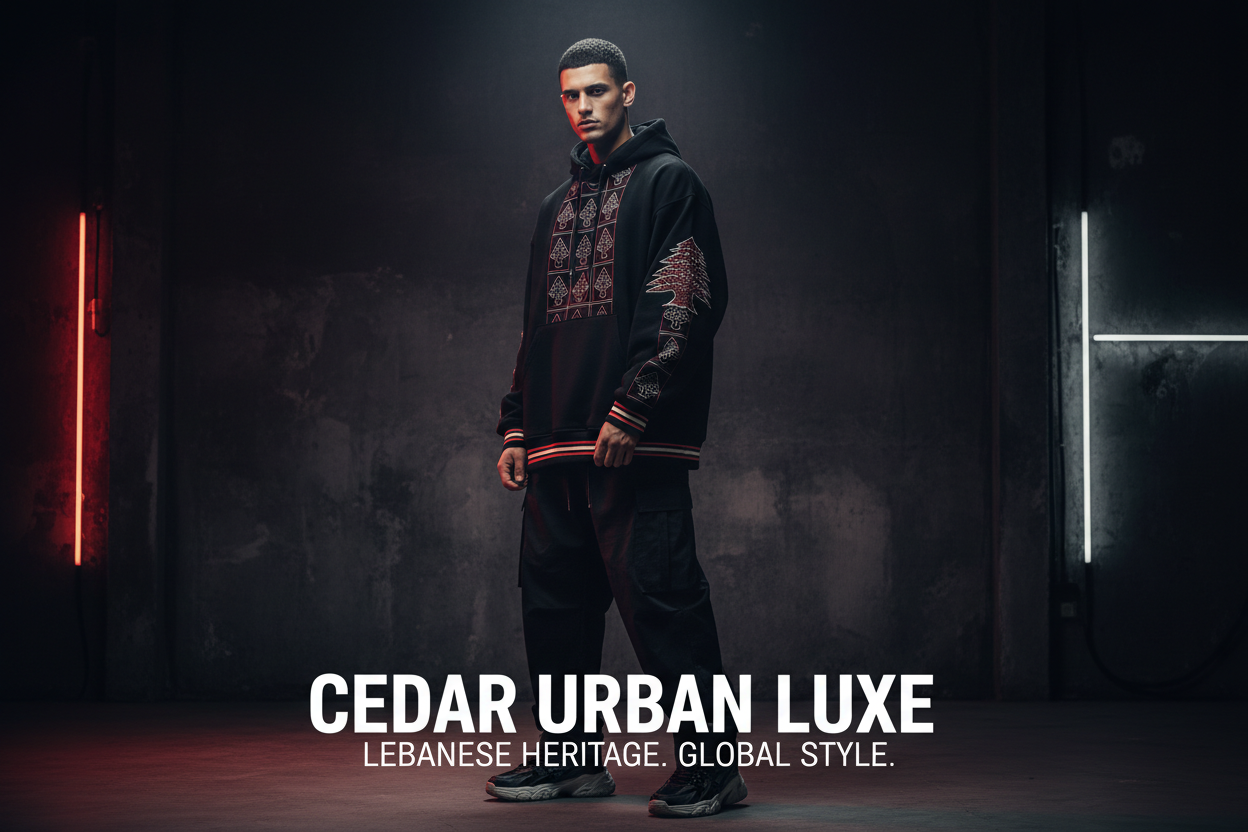 Libanesische Motive – DTG & Stickerei