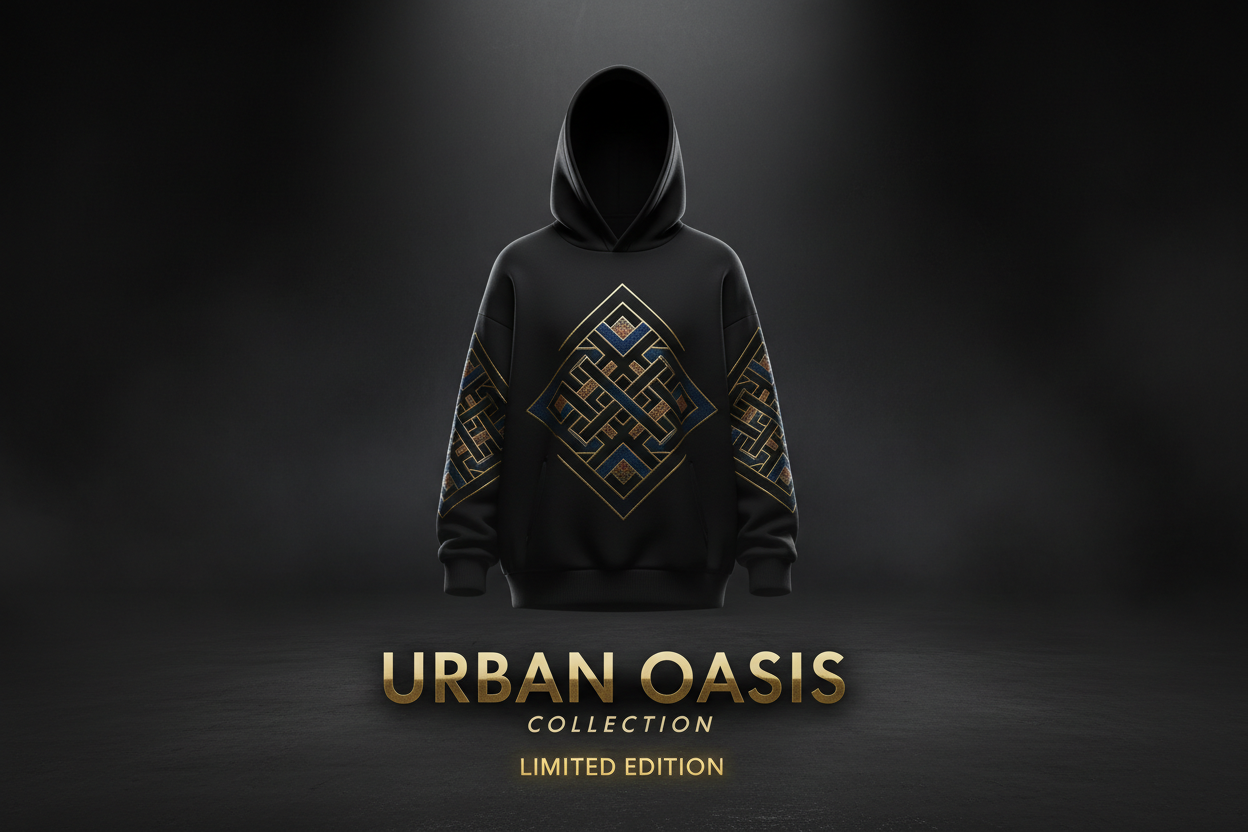 Marokkanische Motive – DTG & Stickerei