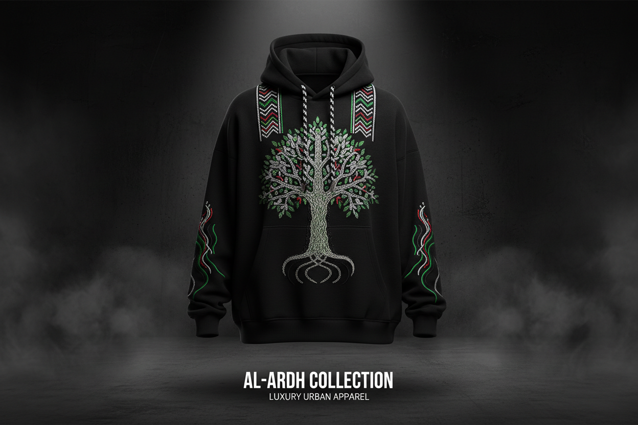 Palästinensische Motive – DTG & Stickerei