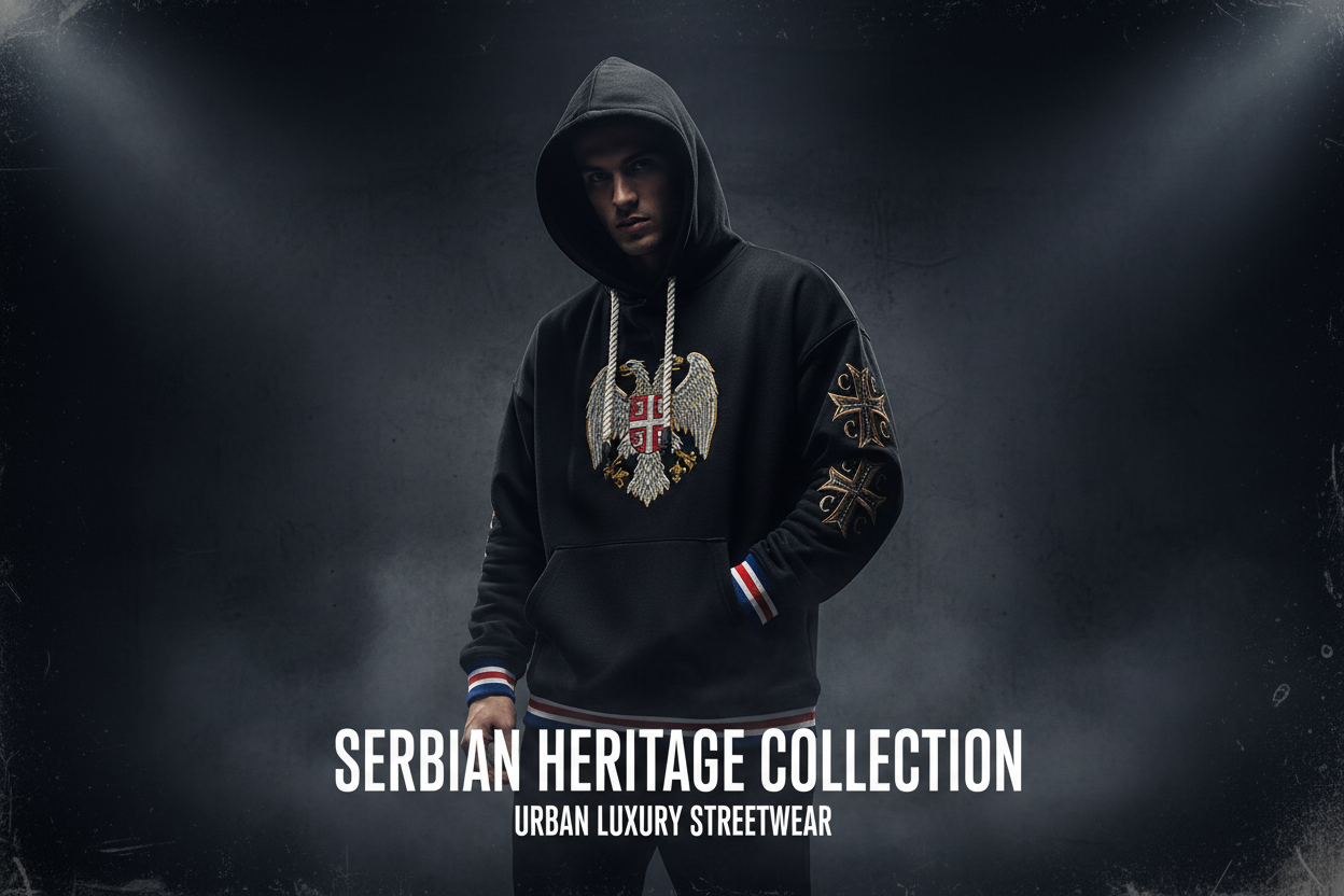 Serbische Motive – DTG & Stickerei