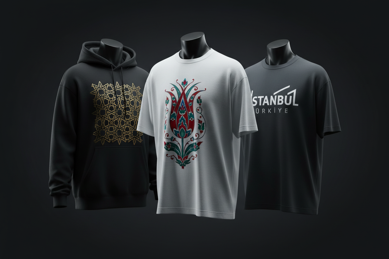 Türkische Motive – DTG & Stickerei